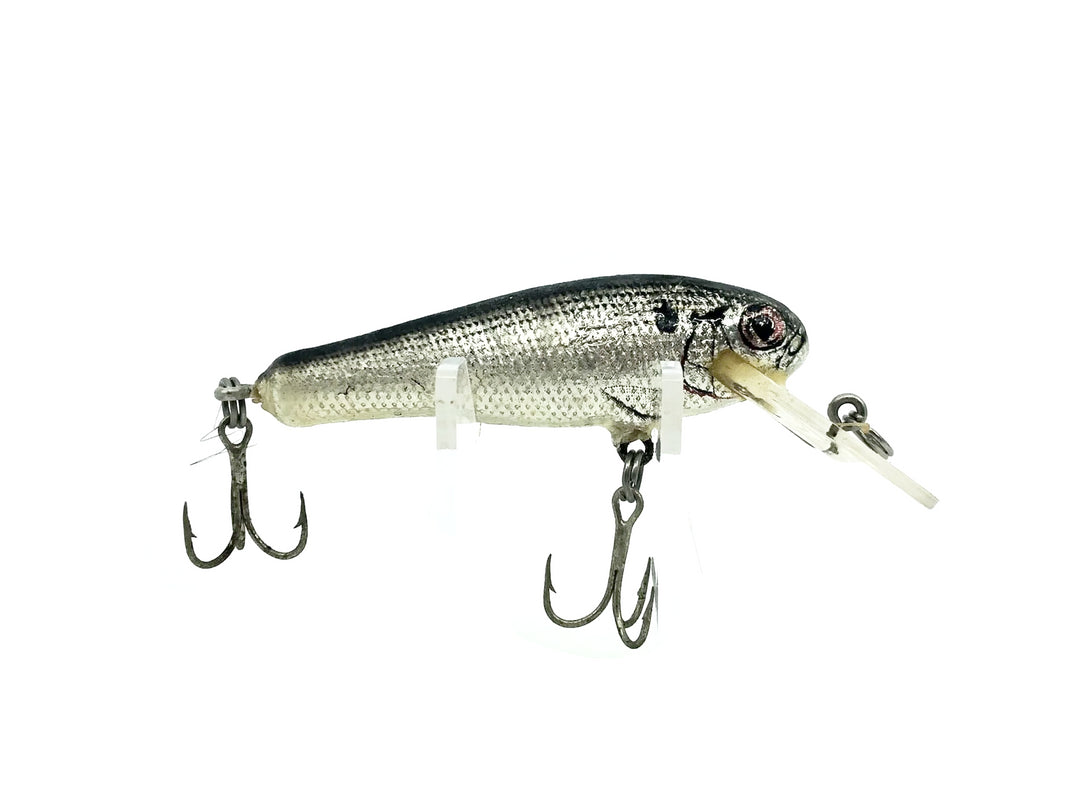 Bagley Diving Mighty Minnow 2 DMM2-BS Black on Silver Foil Color