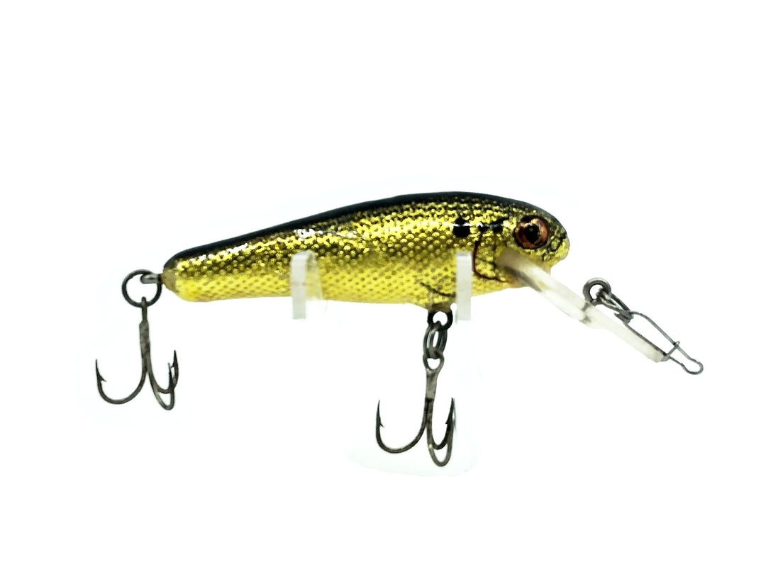 Bagley Diving Mighty Minnow 2 DMM2-BG Black on Gold Foil Color