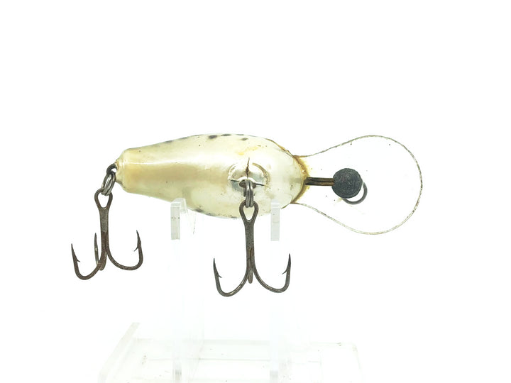 Bagley Diving Balsa B1 DB1-LB4 Little Bass on White Color-All Brass