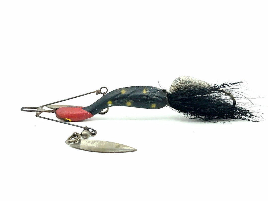 Weber Weedless Webaduck, Red Head/Black & Yellow Spots Color