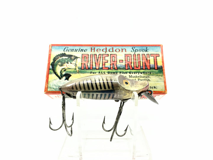 Heddon River Runt Spook Sinker 9110-XBP, Pearl & Black Shore Minnow Color with Box