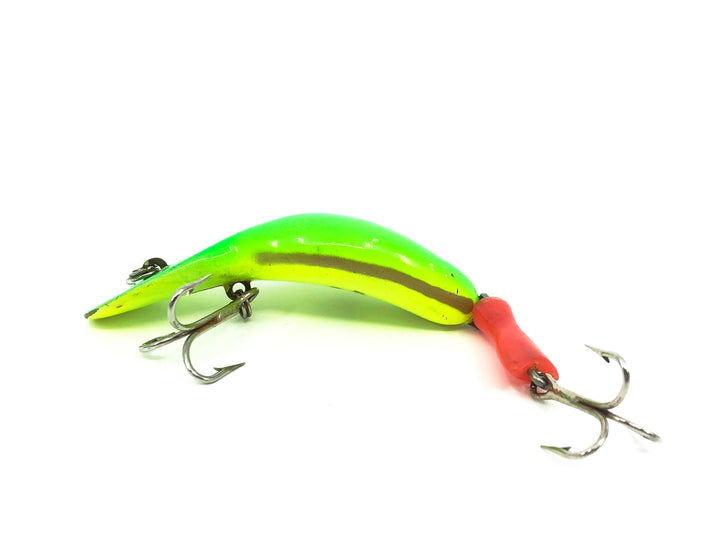 Heddon Jointed Tadpolly, FY Chartreuse Mullet Color