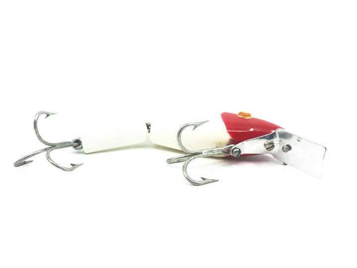 L &amp; S Mirrolure Pikemaster Floater, Red Head/White Color