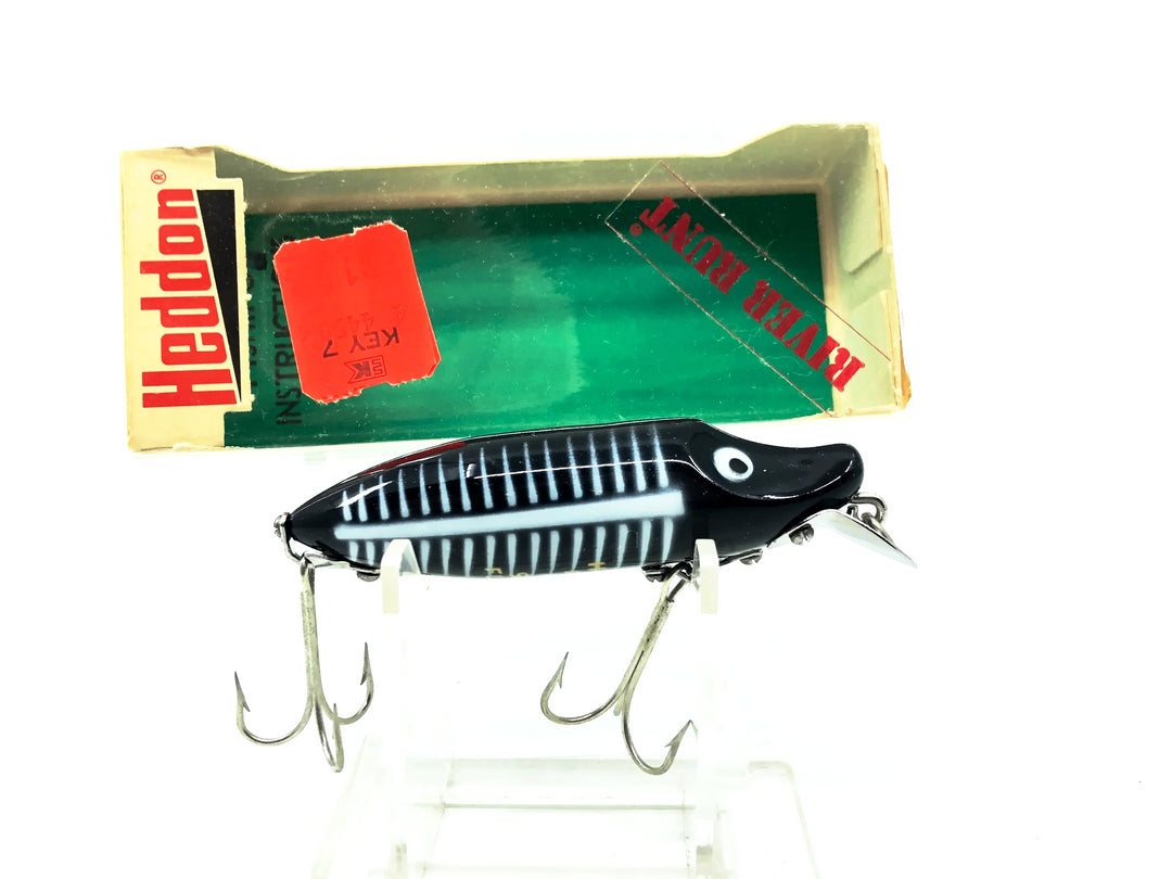 Heddon River Runt Spook Floater 9400, XBW Black Shore Minnow Color w/Box