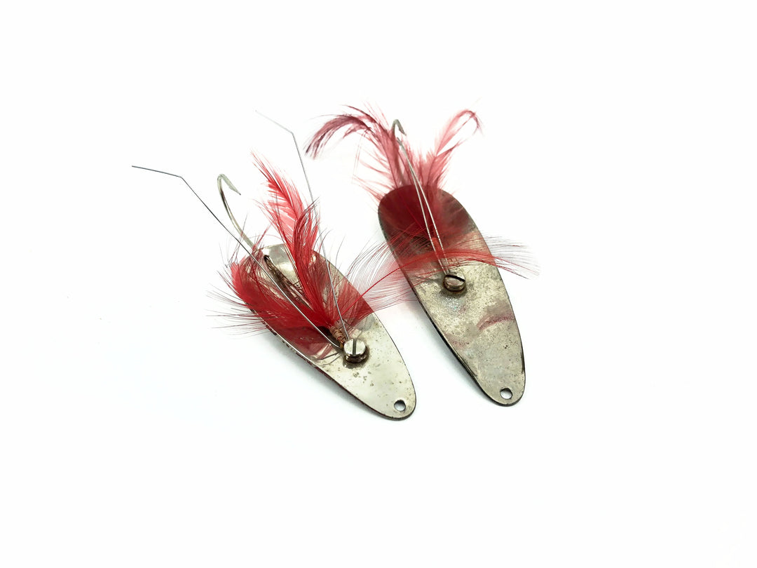 Eppinger Dardevle Weedless Combo, Black/White, Red/White Color