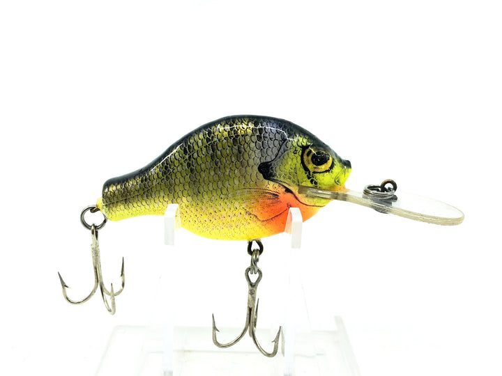 Bagley Small Fry 3DSF1, BR9 Bream on Chartreuse Color