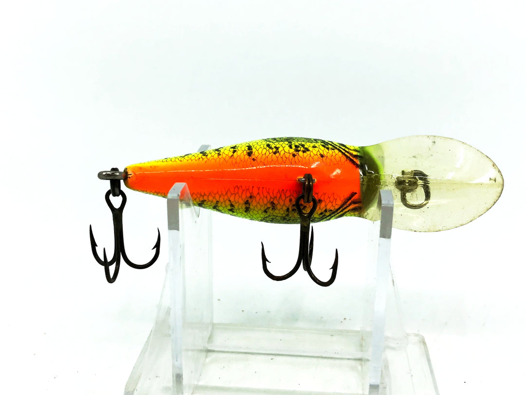 Bomber Model A 6A, XM7 Fire River Minnow/Orange Belly Color Screwtail