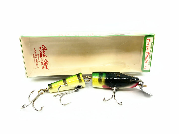 Creek Chub Jointed Snook Pikie 5500, Perch Color 5500W with Box