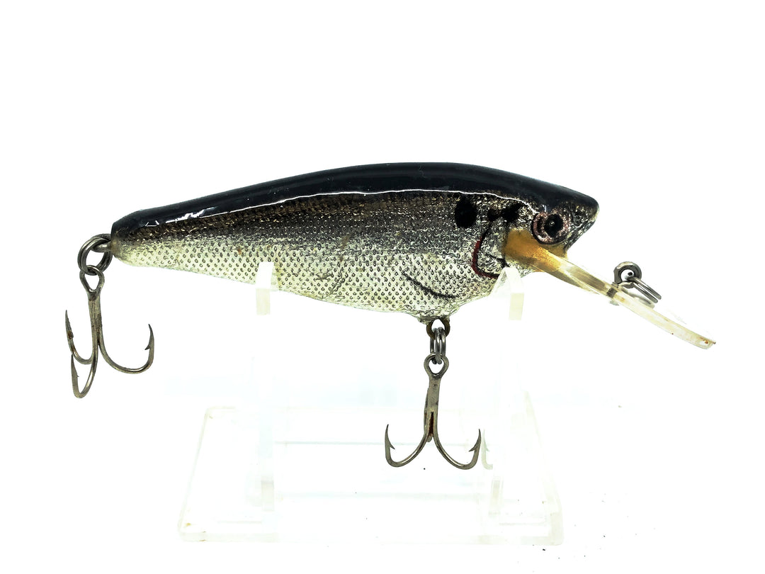 Bagley Small Fry Shad, BS Black on Silver Foil Color