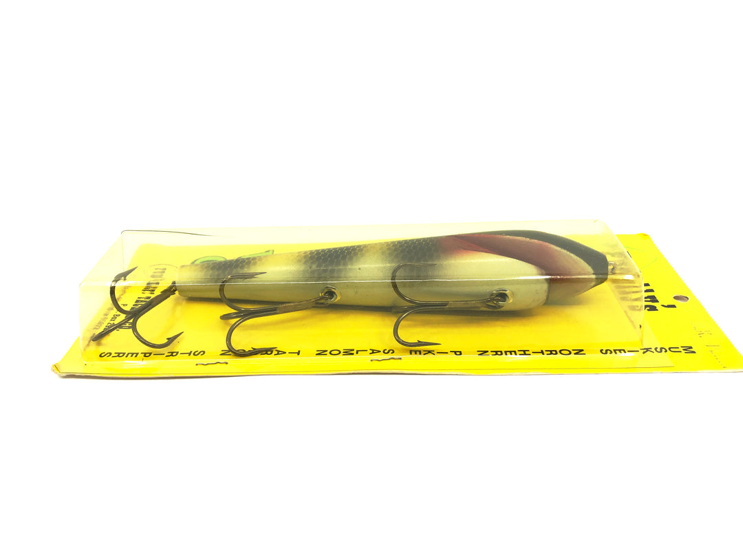 Fudally's Reef Hawg, Black Perch Color on Card - 7 3/4" Size