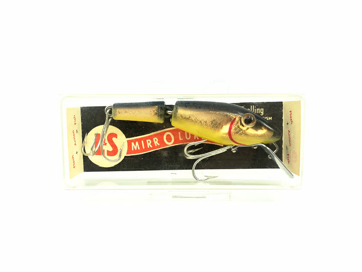 L & S 25M Minnow, #23 Black Back/Yellow Belly/Gold Scale Color w/Box