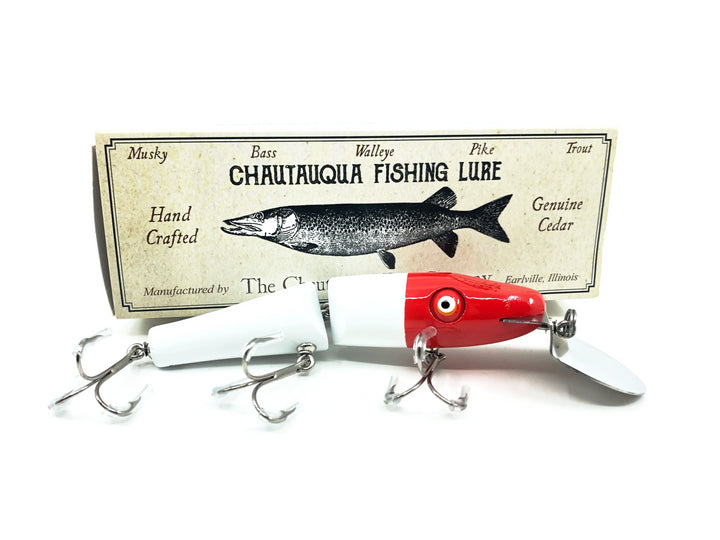 Chautauqua Jointed Creek Chub, Classic Red & White Color