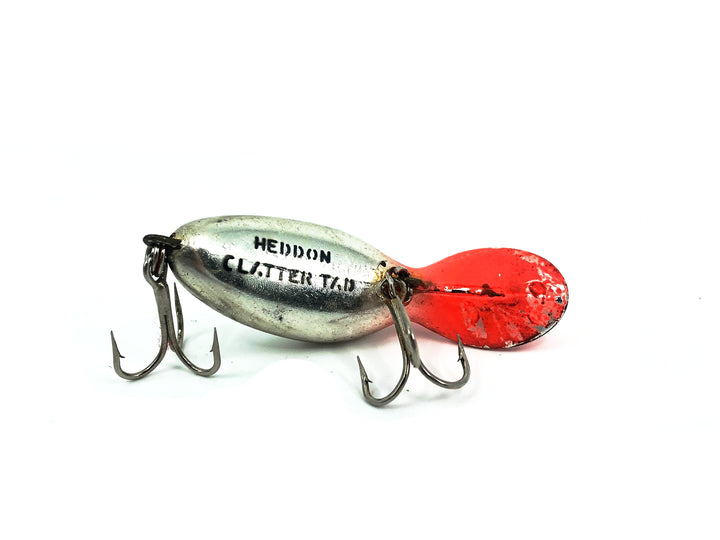 Heddon Tiny Clatter Tad, NPRH Nickel Plate Red Head Color