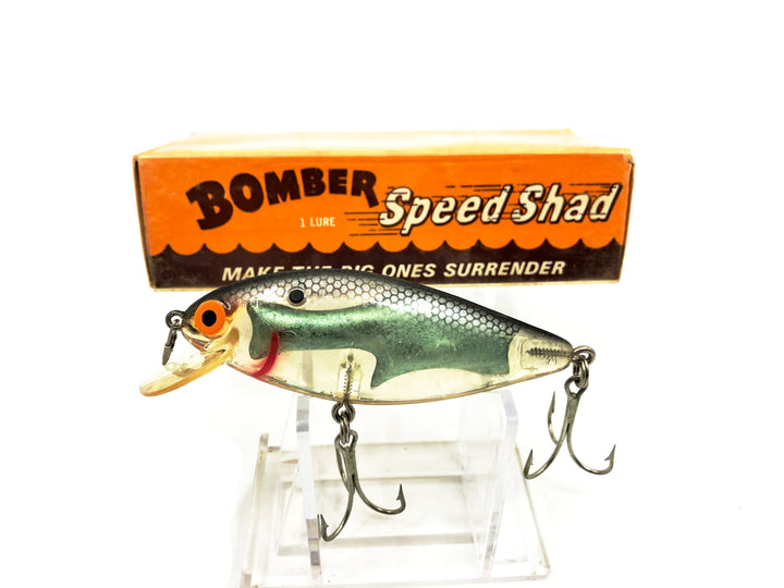 Bomber Speed Shad 4SAQ, Aqua Flash Color with Box