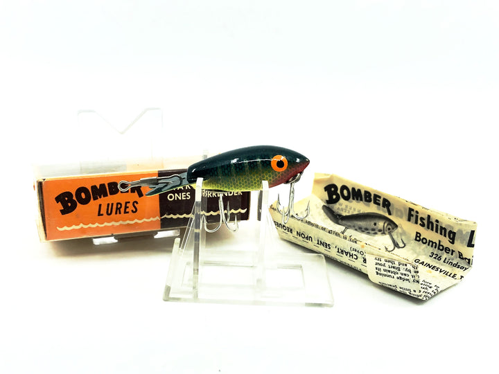 Bomber Wooden 200 Series, #05 Green Perch Color with Box