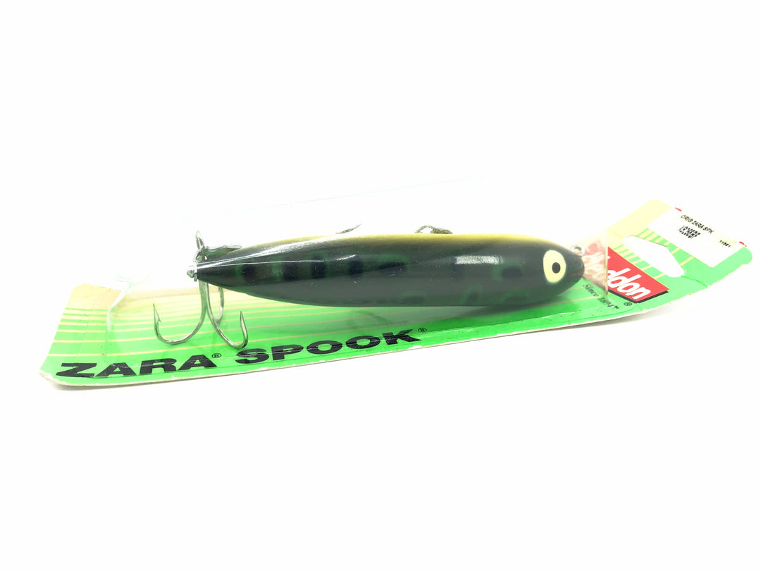 Heddon Original Zara Spook, BF Bullfrog Color New on Card