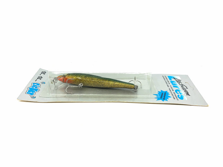 Lee Sisson Ticker Sisson's Minnow, Sparkle Perch Color on Card