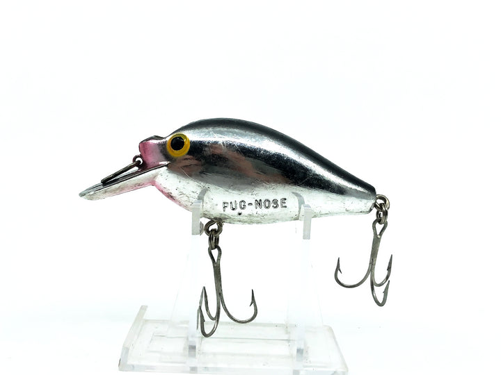 Arbogast Pug-Nose, #106 Chrome/Black Back Color