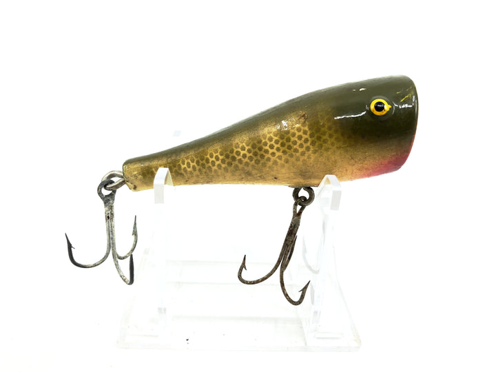 Creek Chub 3200 Plunker, Pikie Color Wooden/Tack Eyes