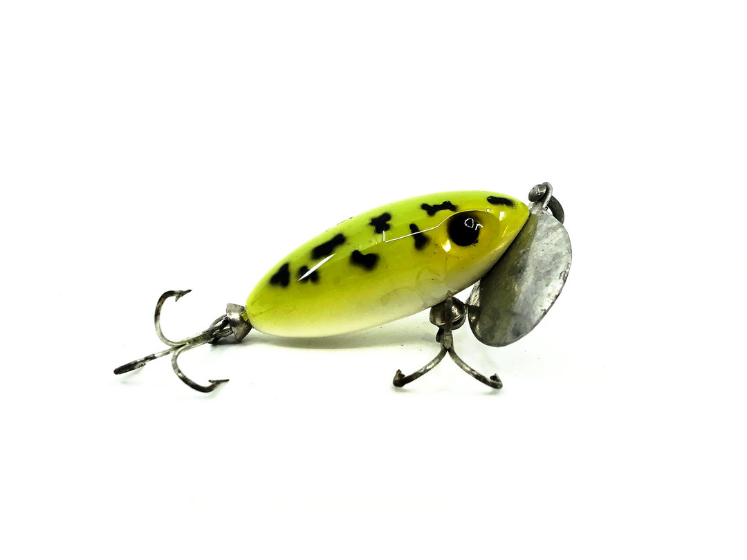 Arbogast Jitterbug 1/4oz, #6 Frog/White Belly Color