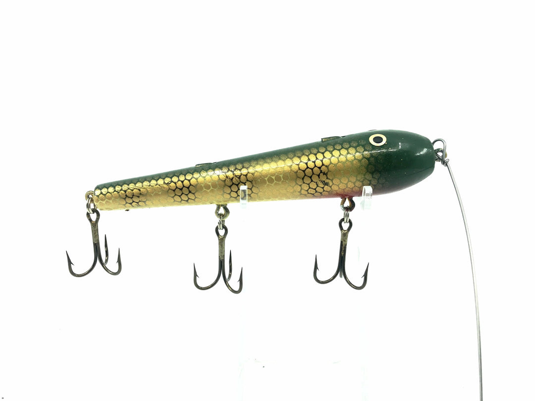 Wooden Musky Topwater Bait, Pike Color