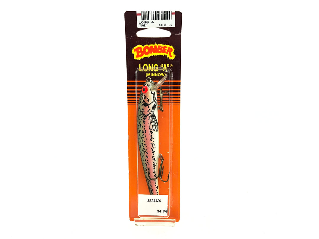 Bomber Long A 15A, XRT Rainbow Trout Color on Card