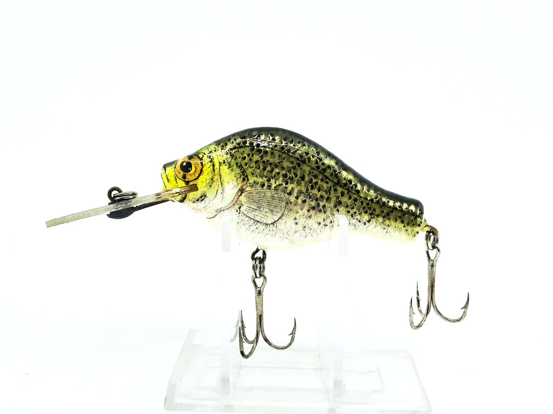 Bagley Small Fry 3DSF1, CY Crappie on Yellow Color