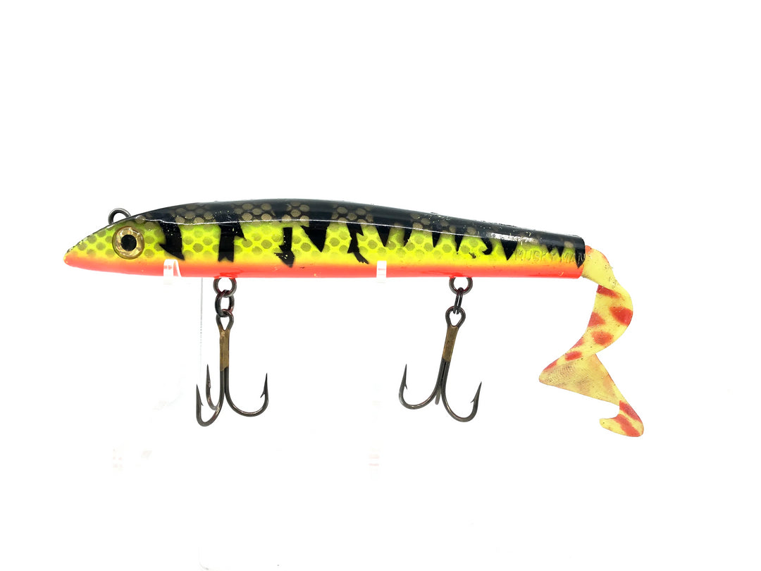 Musky Mania Squirrely Burt, Chartreuse Perch Color