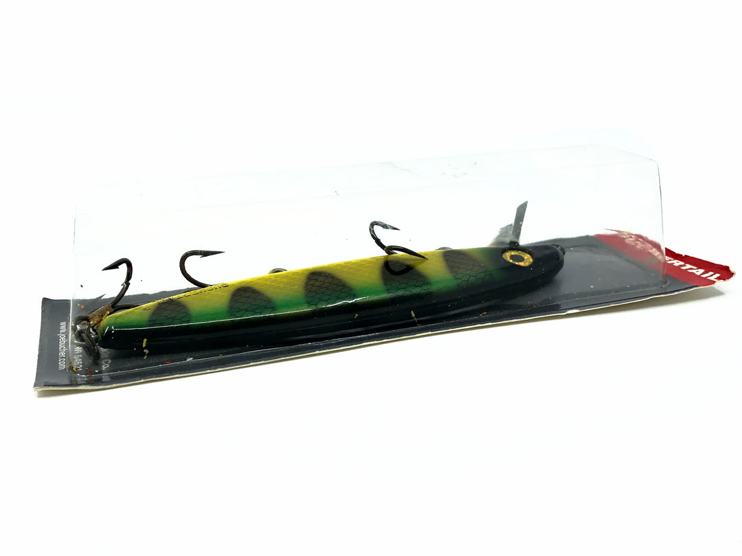 Joe Bucher Tackle Co. Buchertail Straight Shallow Raider 7", Natural Perch Color on Card