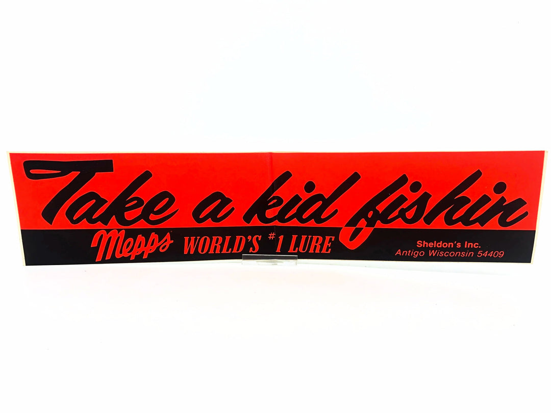 Mepps "Take a Kid Fishing" World's # 1 Lure Decal