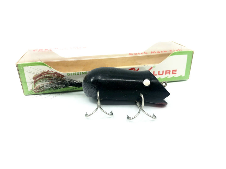 Creek Chub 6580 Mouse, Black Color w/Box