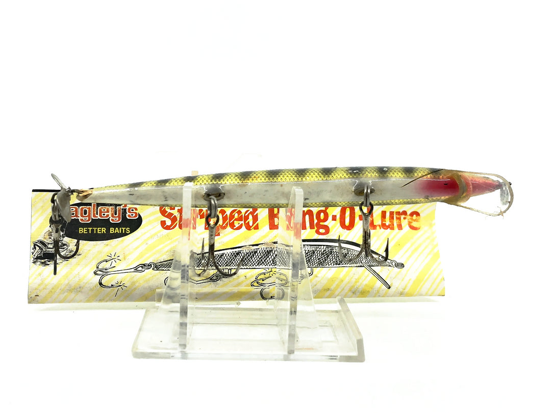 Bagley Bang-O-Lure 5 Spintail, SBG Black Stripes on Gold Foil Color with Paperwork