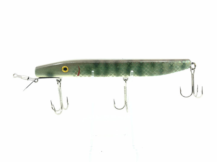 Alzbaits Straight Pikie Musky Lure, Musky Scale Finish Color