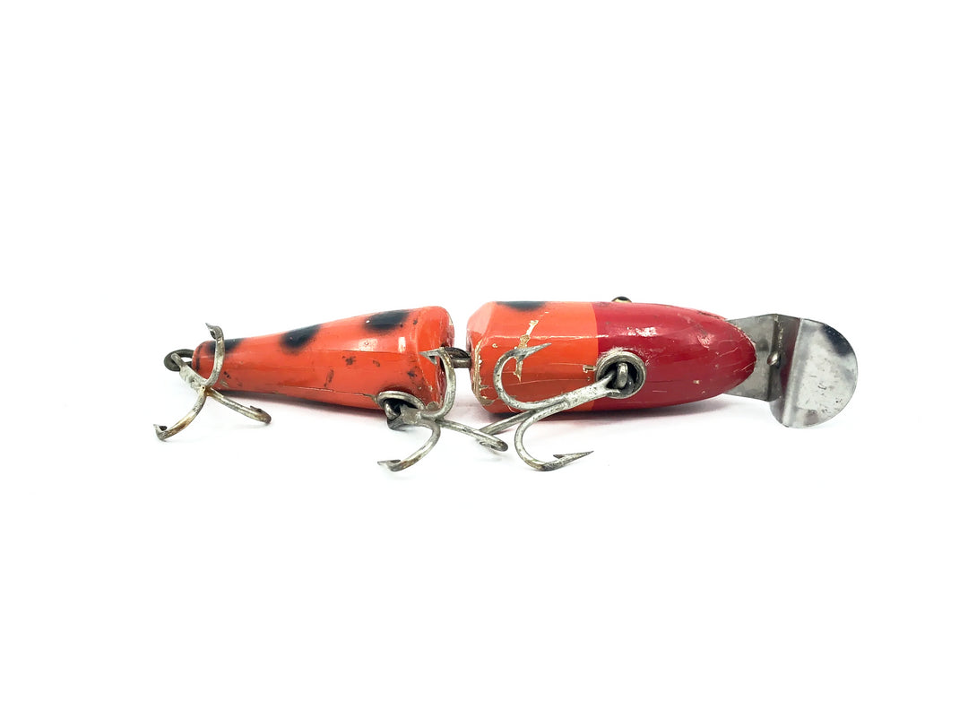 Creek Chub 2600 Jointed Pikie, Special Order Orange with Black Spots Color 2630