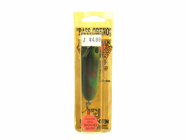 Luhr-Jensen South Bend Bass/Babe Oreno, Perch Color on Card