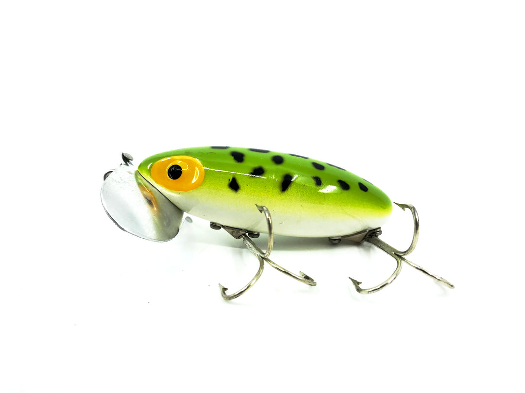 Arbogast Jitterbug 5/8oz, Frog/White Belly Color