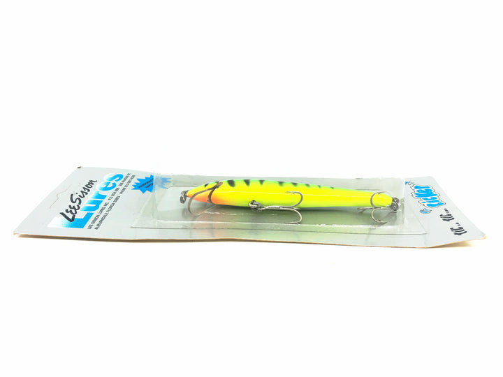 Lee Sisson Ticker Sisson's Minnow, Fire Tiger Color on Card