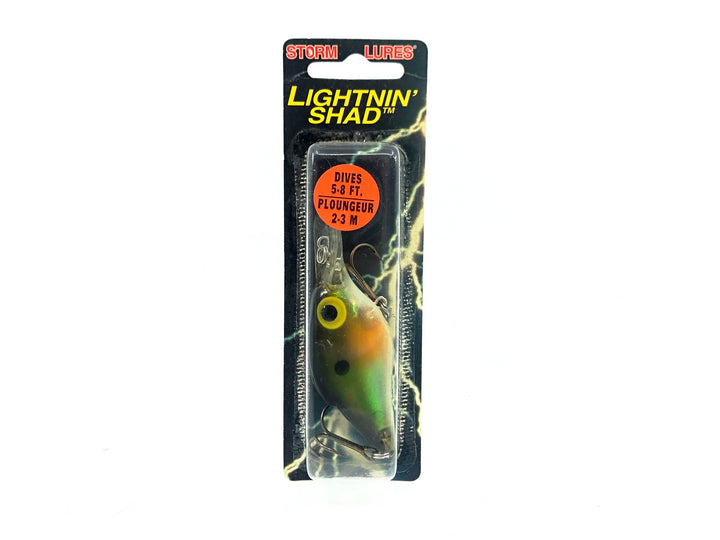 Storm Lightnin' Shad AL226, Perch Color on Card