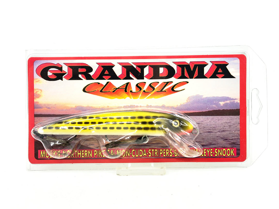 Grandma Classic 4 1/2", Yellow/Black Dashes Color on Card