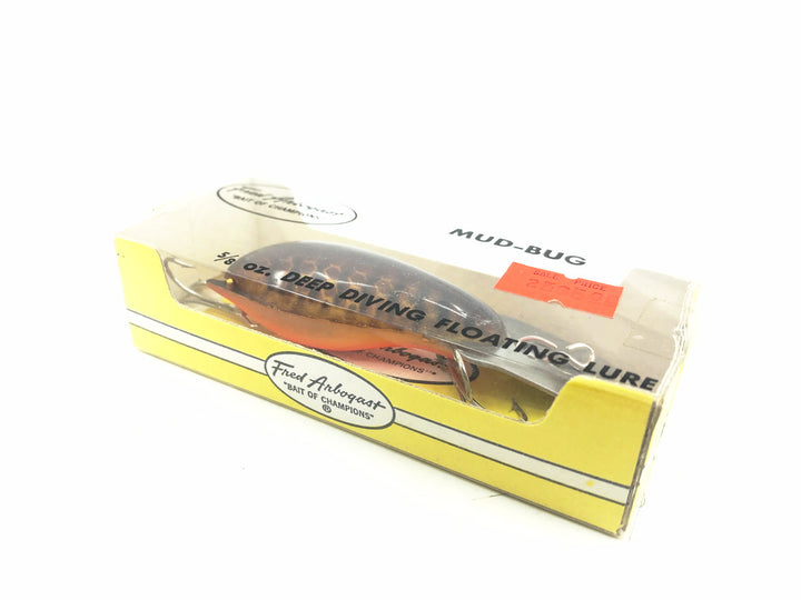 Arbogast Mud Bug Series #22, #135 Brown Parrot Color with Box