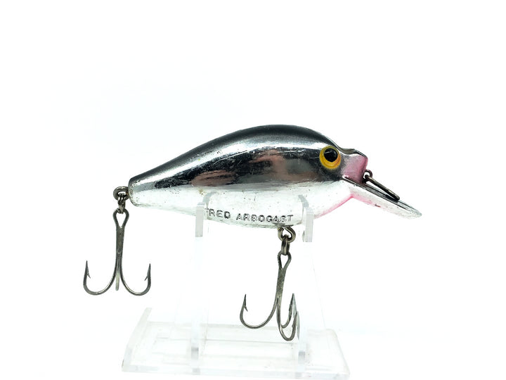 Arbogast Pug-Nose, #106 Chrome/Black Back Color