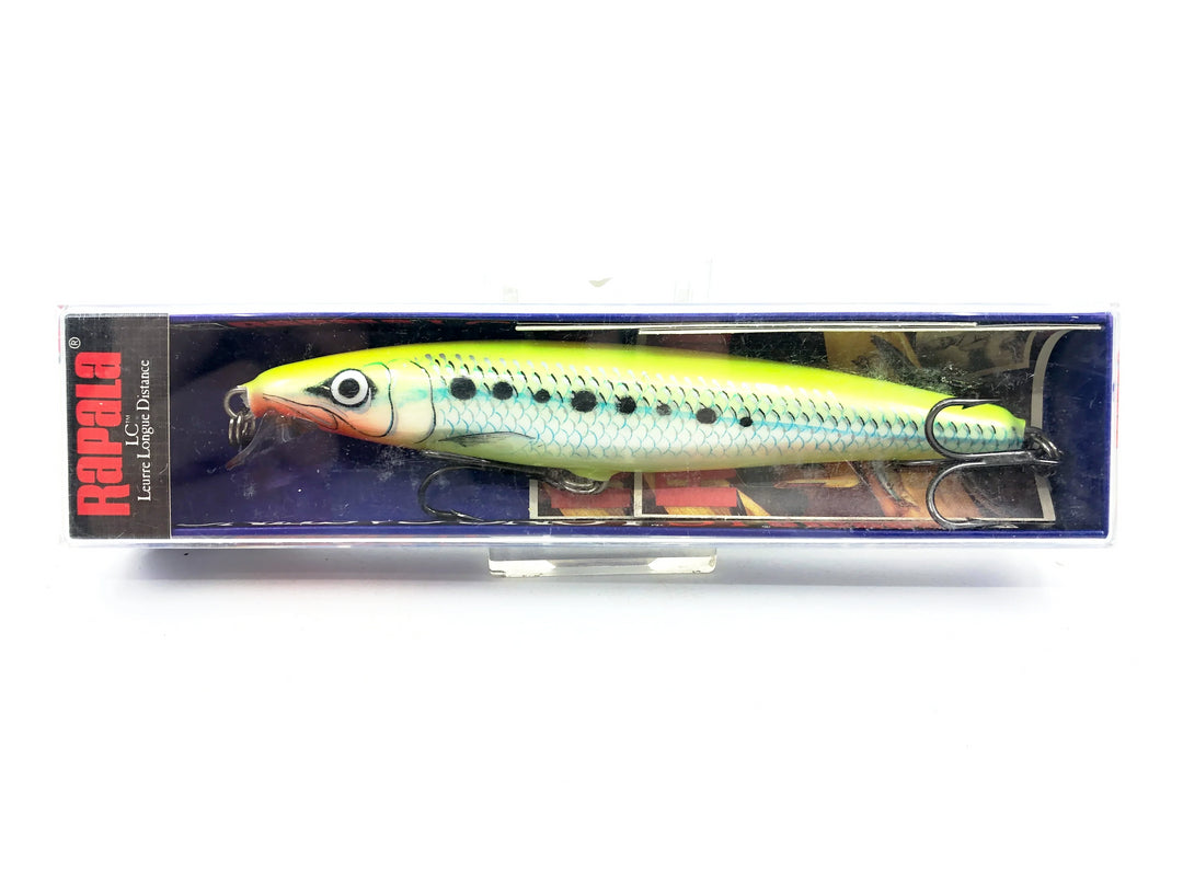 Rapala Long Casting LC-12, HCH Hot Chartreuse Color with Box