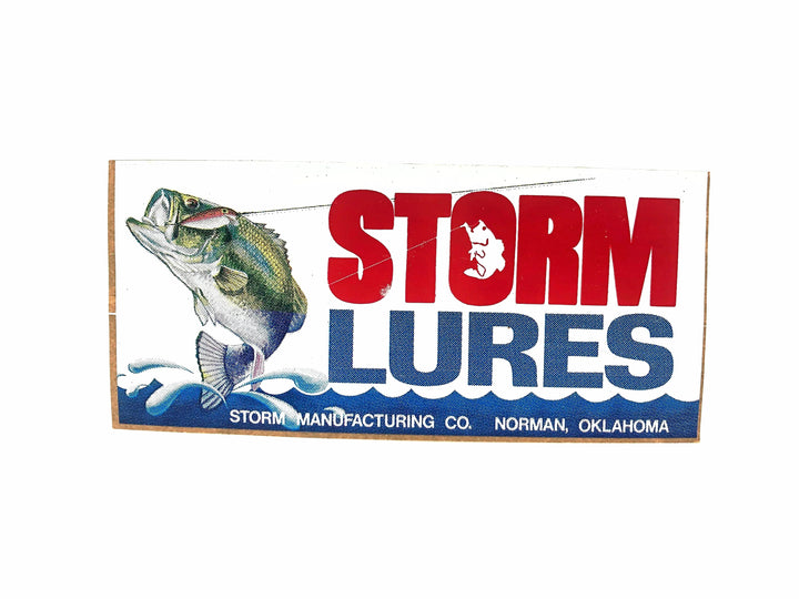 Storm Lures Sticker Smaller Size