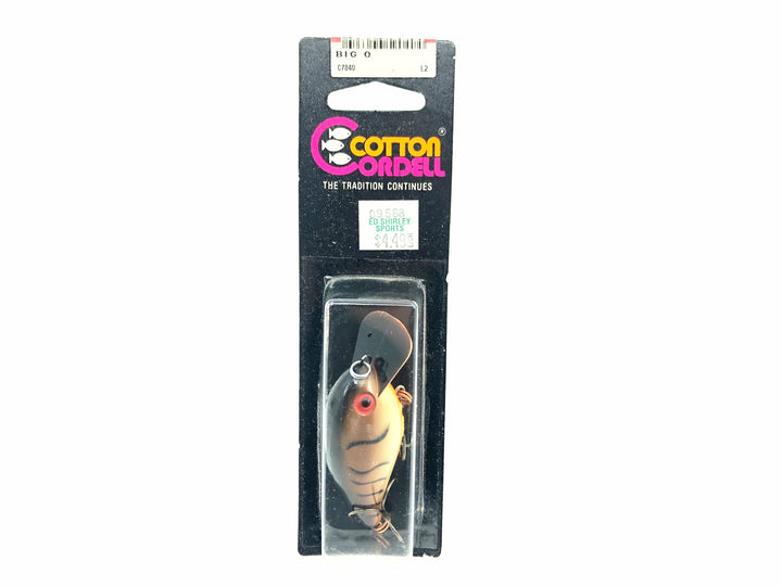 Cotton Cordell 7800 Big-O, #40 Crawdad Color on Card