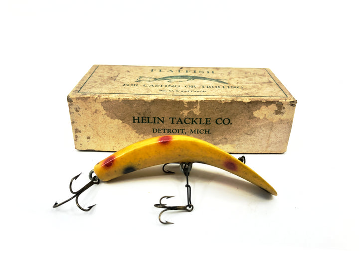 Vintage Helin Flatfish U20, Y Yellow Color with Box