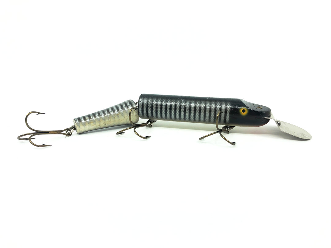 Wooden Jointed Pikie Lure, Black Scale Color