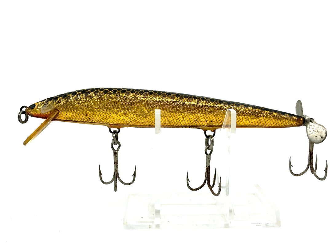 Bagley Bang-O-Lure 5 Spintail, BG Black on Gold Foil Color