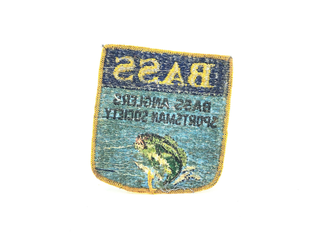 BASS Bass Angler Sportsman Society Vintage Fishing Patch