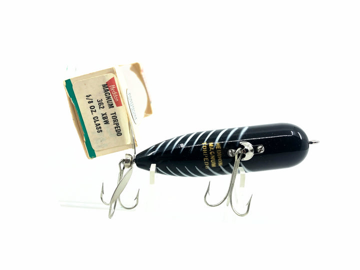 Heddon Magnum Torpedo 362, XBW Black Shore Minnow Color New in Box