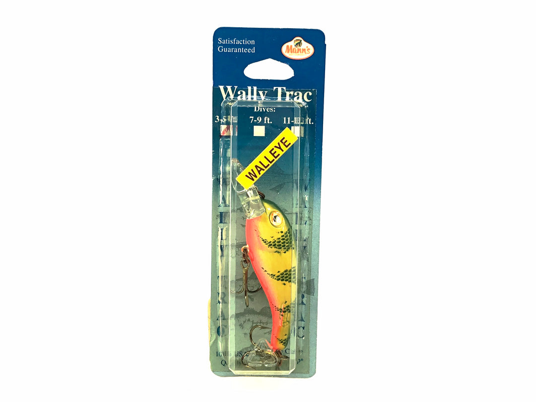 Mann's Wally Trac, Yellow Perch Color on Card